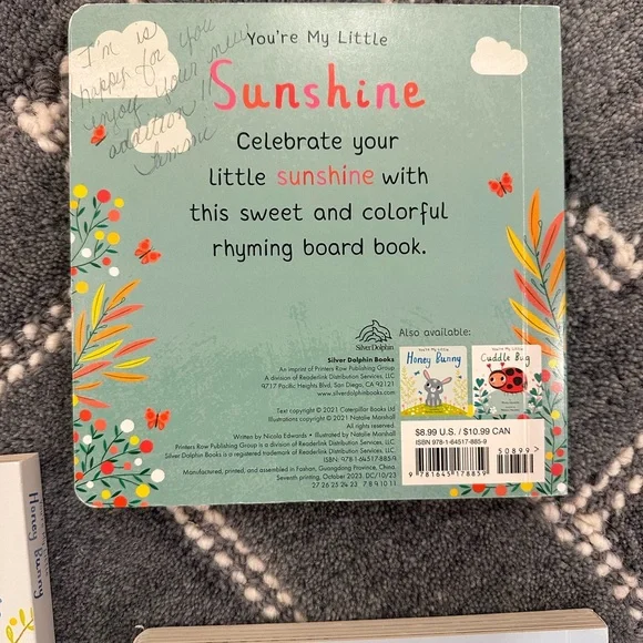 Set of 6 Cute Children's Board Books — Colorful Nursery Themes - Picture 4 of 4